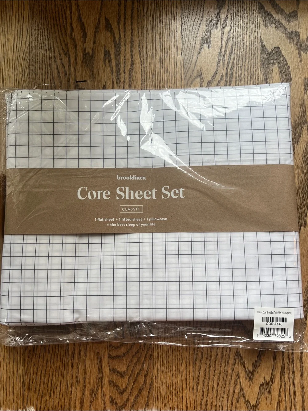 Brooklinen Percale Twin Core Sheet Set